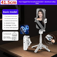 P15 Magnetic Selfie Stick with Bluetooth Remote and Fill Light Options